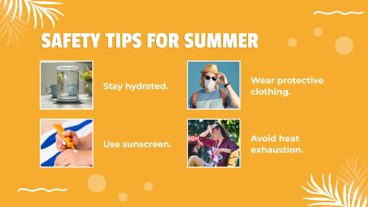 Free First Day of Summer Presentation Template to Edit Online