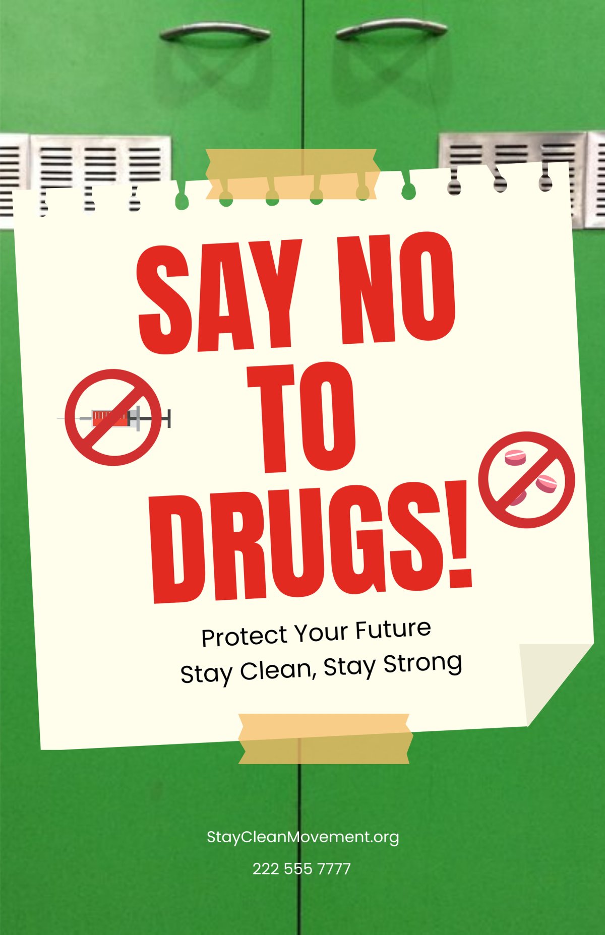 Anti Drug Posters For Schools Free