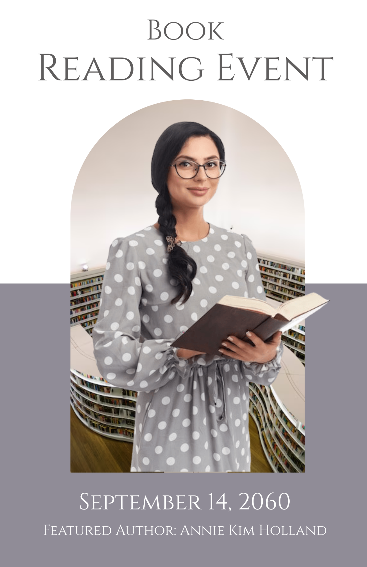 Free Book Reading Poster Template