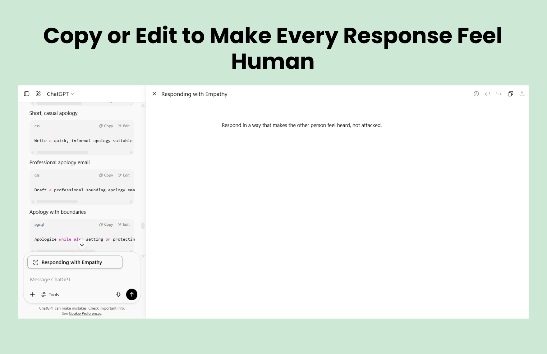Free Prompts For ChatGPT To Sound More Human