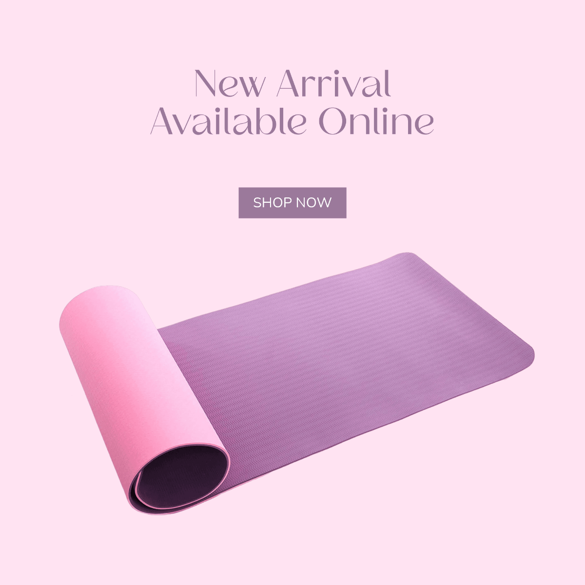 Free Simple Yoga Mat Shopee Photo Template