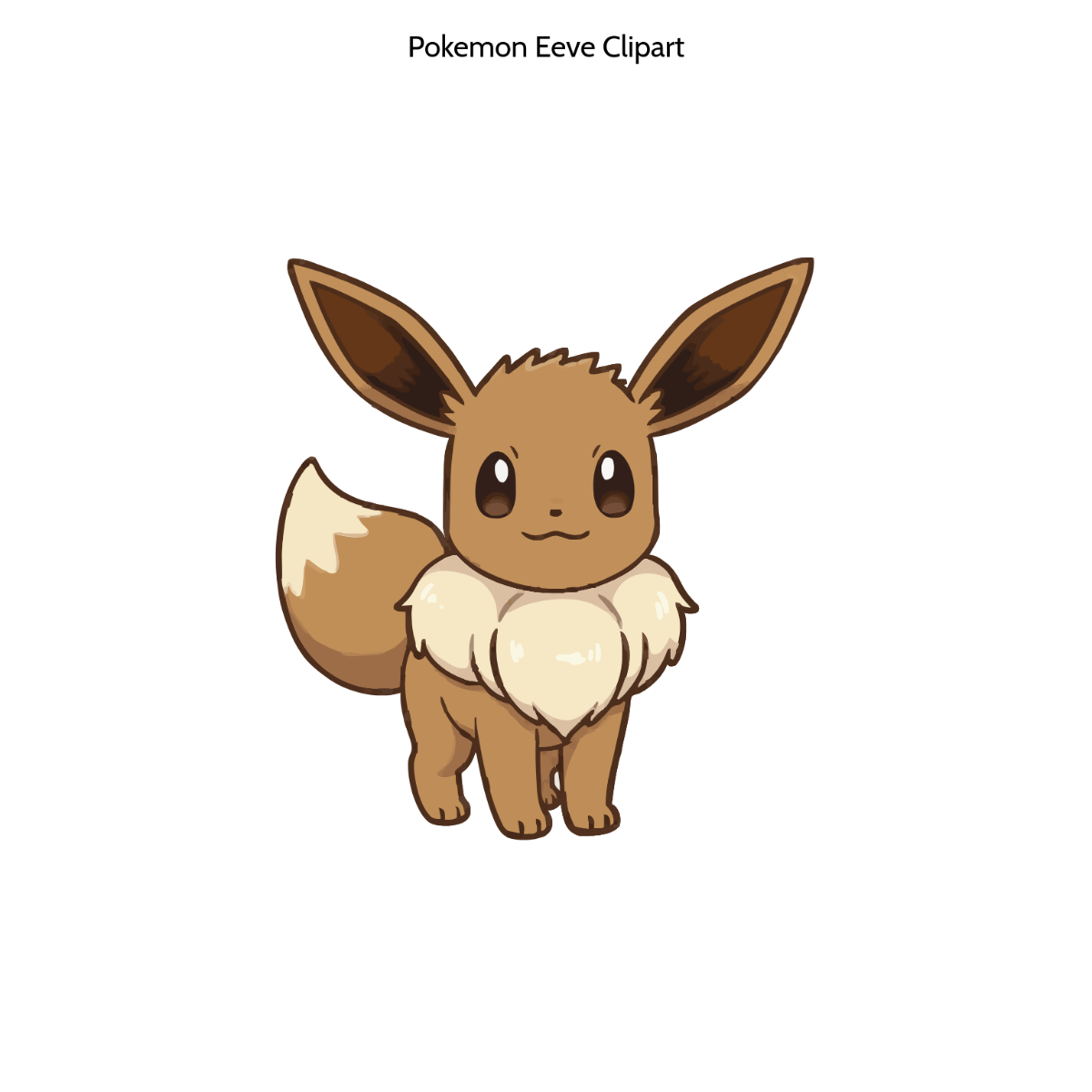 Free Pokemon Eeve Clipart Template