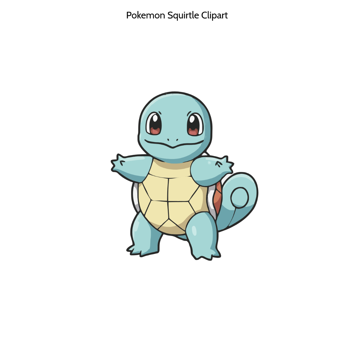 Free Pokemon Squirtle Clipart Template to Edit Online