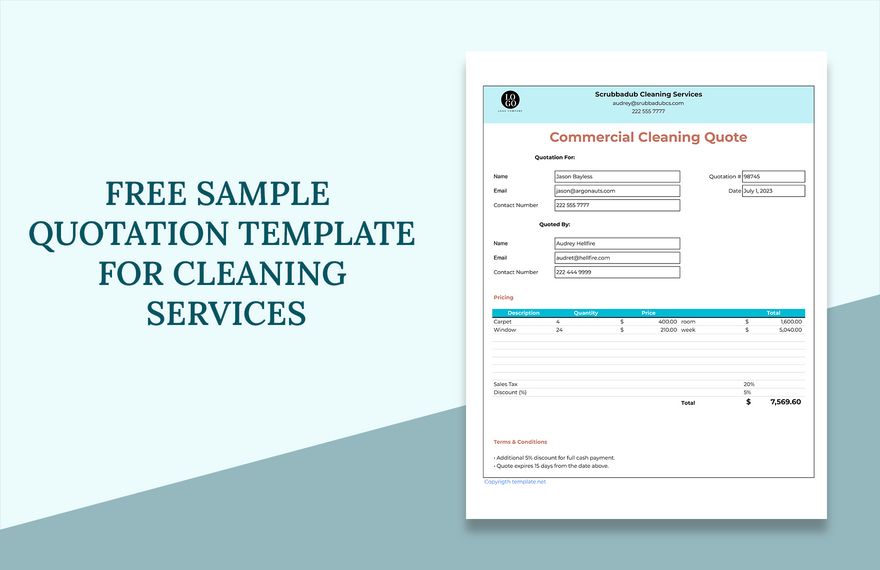 Quotation Templates Documents, Design, Free, Download