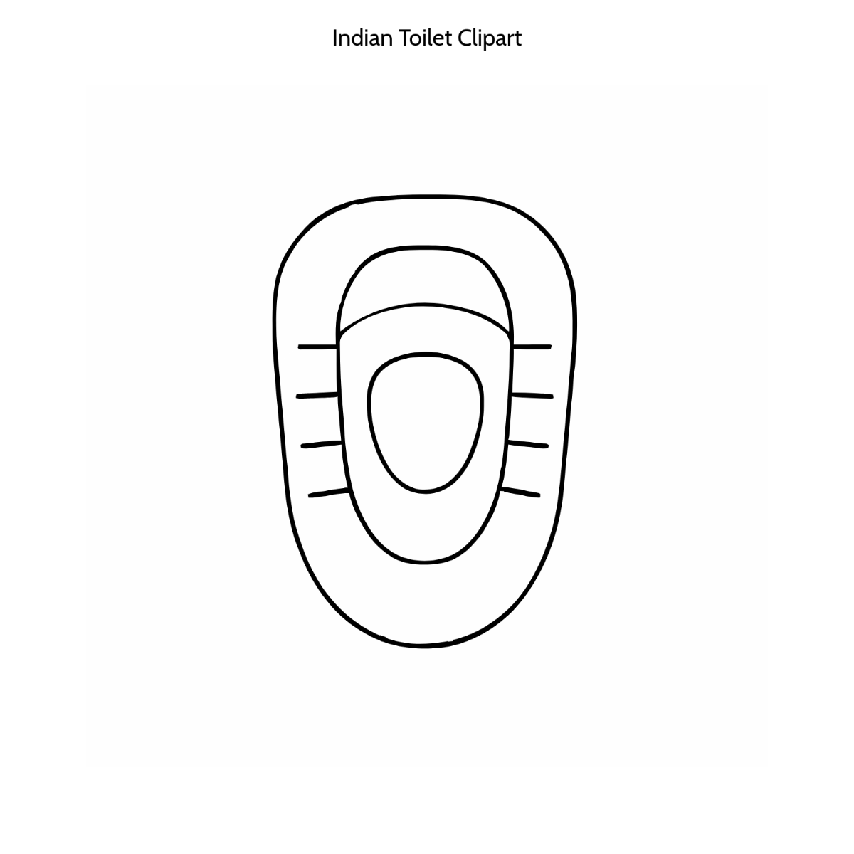 Free Indian Toilet Clipart Template