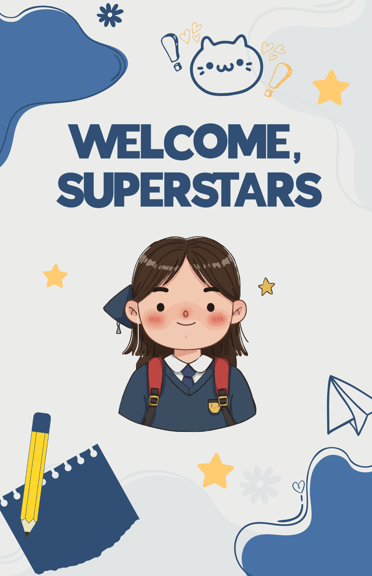 Free Classroom Welcome Poster Template
