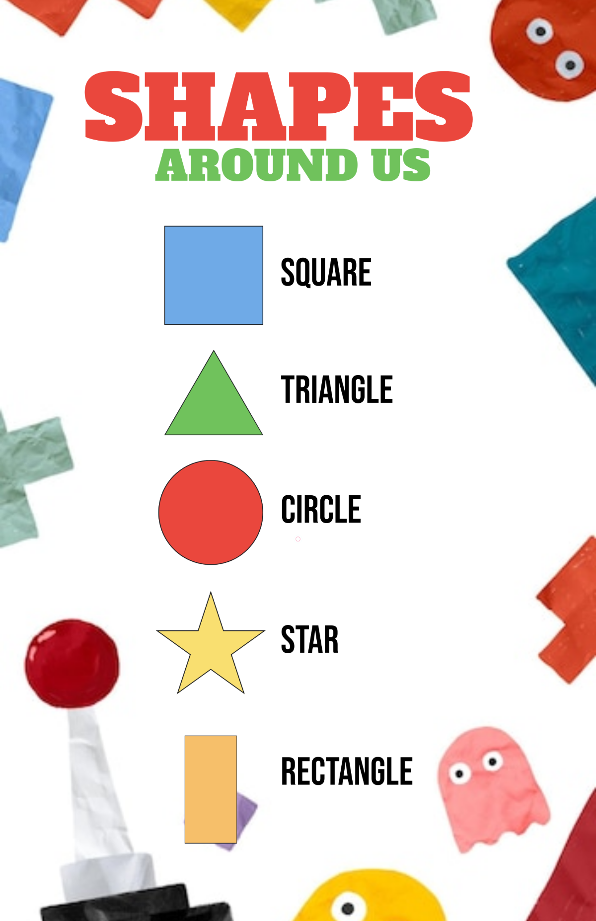 Colorful Kids Math Poster Template