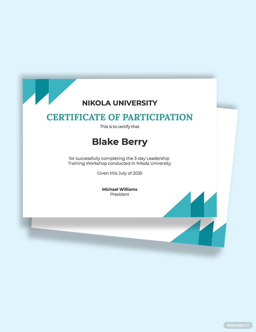 Free Business School Certificate Template