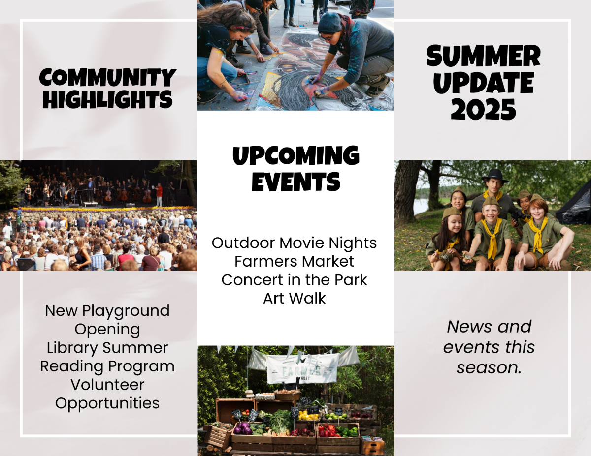 Free Summer Newsletter Brochure Template