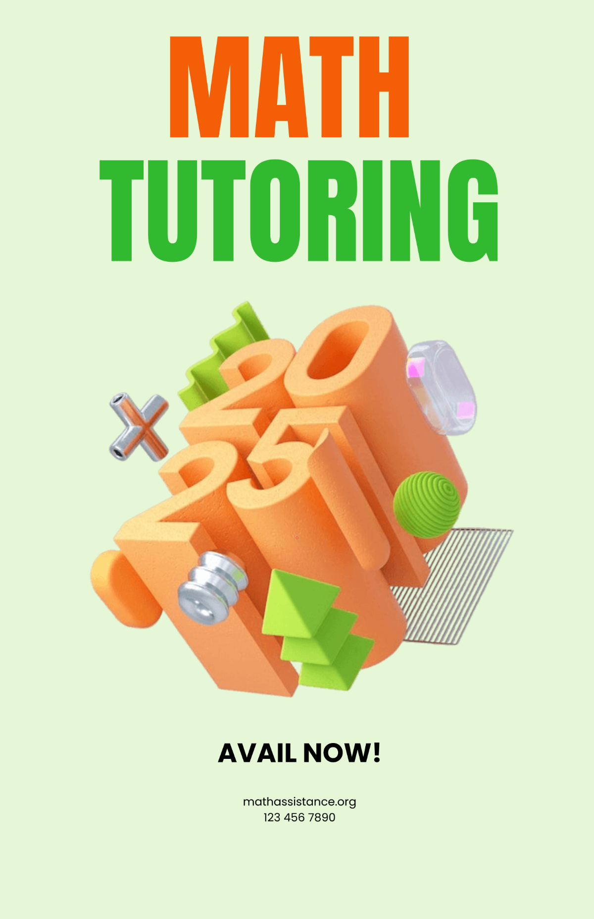Free Math Poster Template