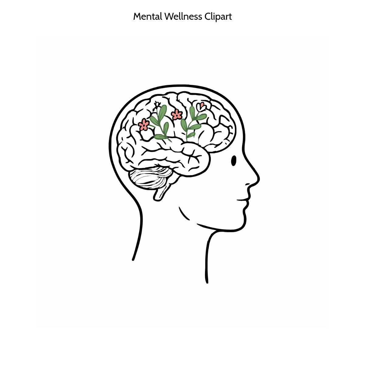 Free Mental Wellness Clipart Template