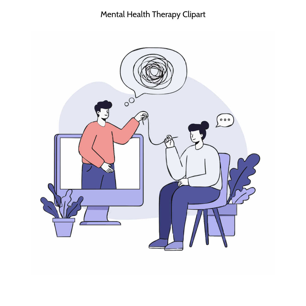 Free Mental Health Therapy Clipart Template