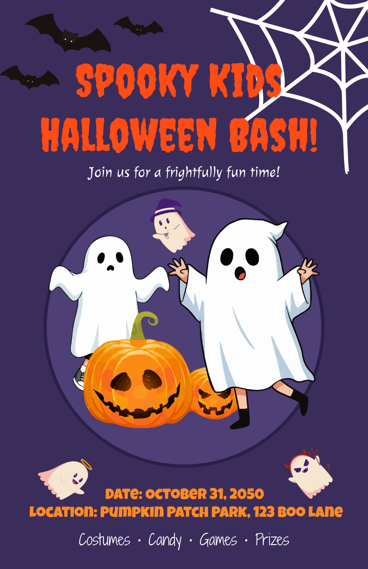 Free Halloween Poster for Kids Template