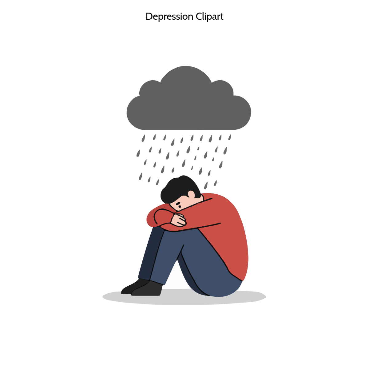 Free Depression Clipart Template
