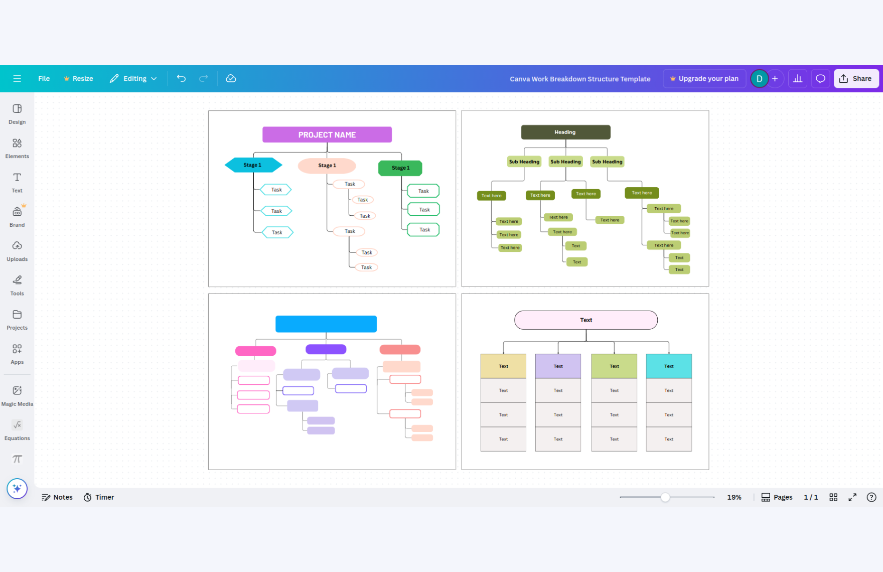 Free Work Breakdown Structure Template