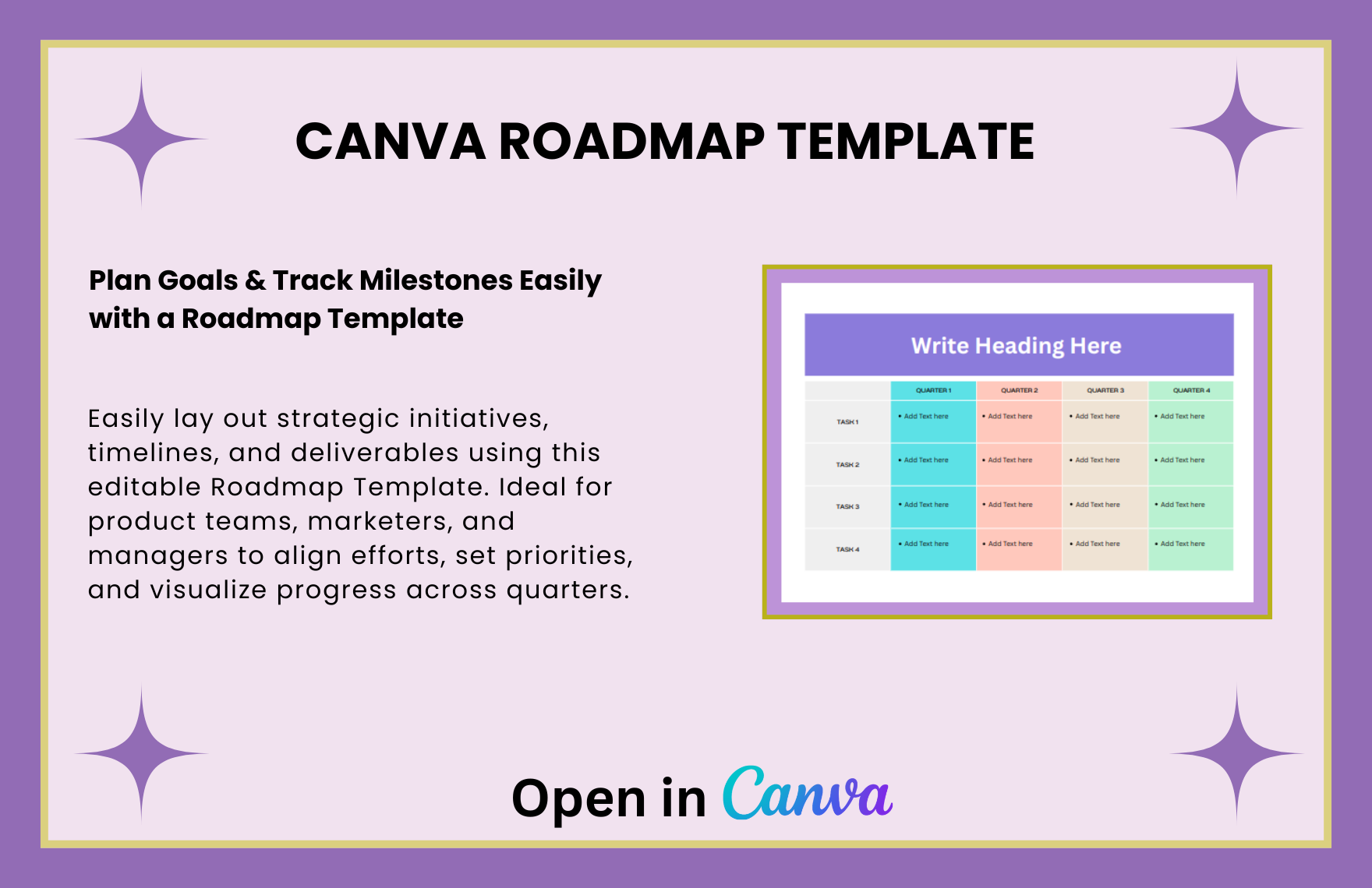 Free Roadmap Template