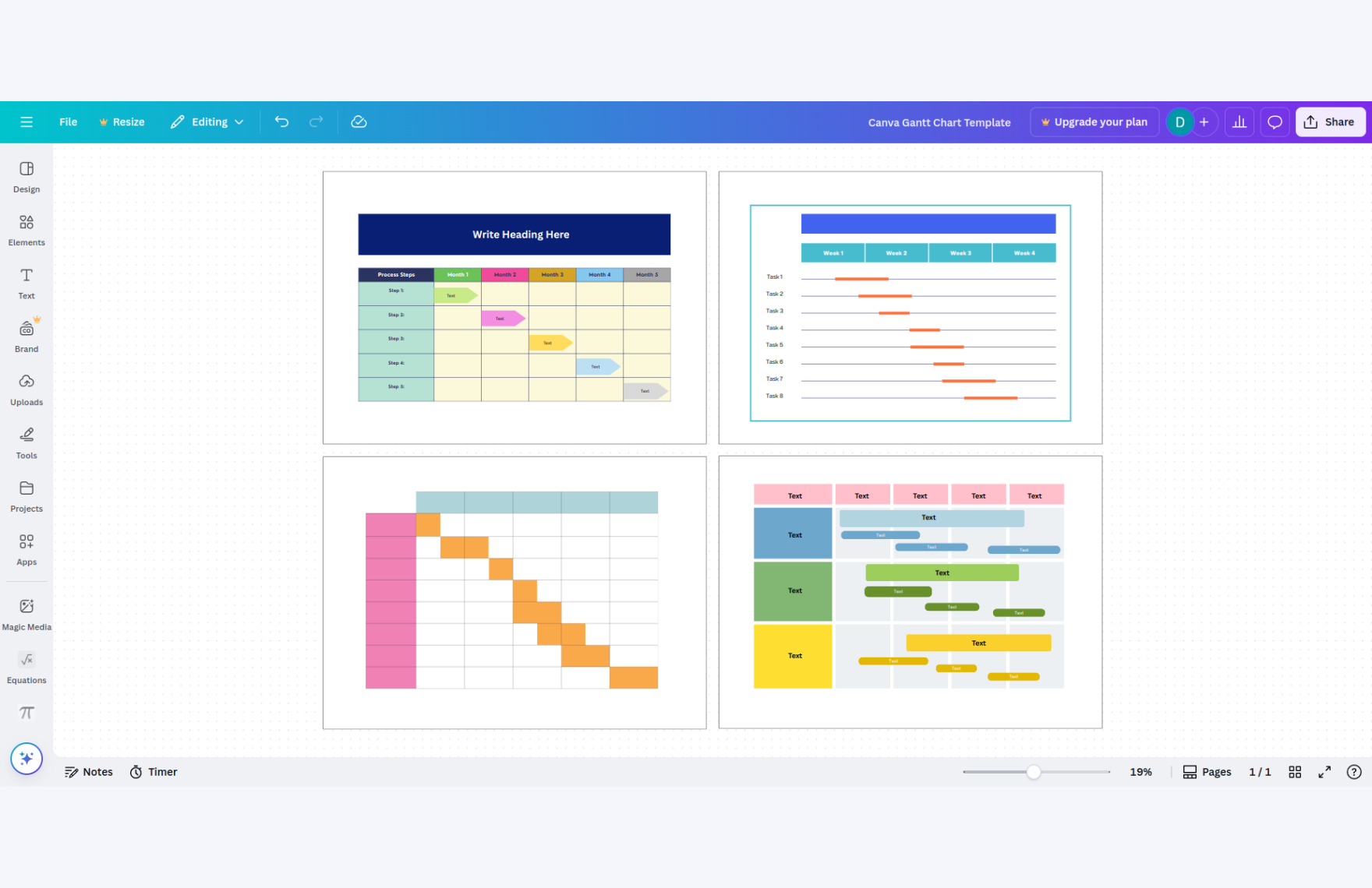 Free Gantt Chart Template