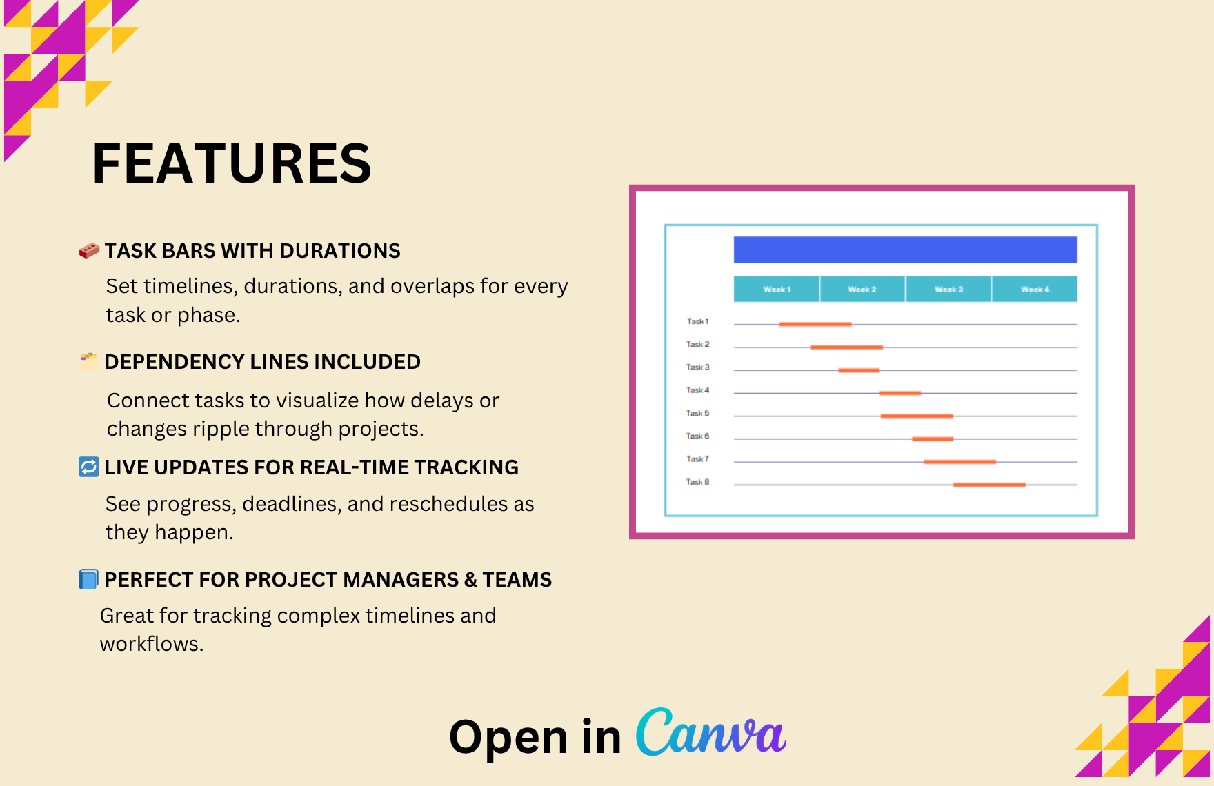 Free Gantt Chart Template