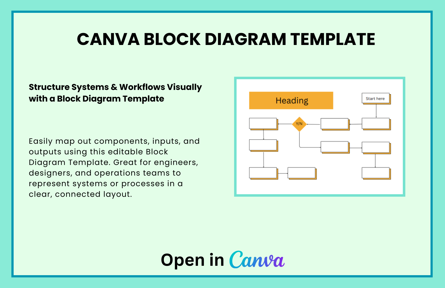 Free Block Diagram Template