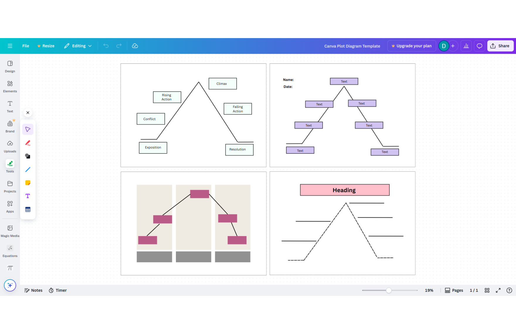 Free Plot Diagram Template