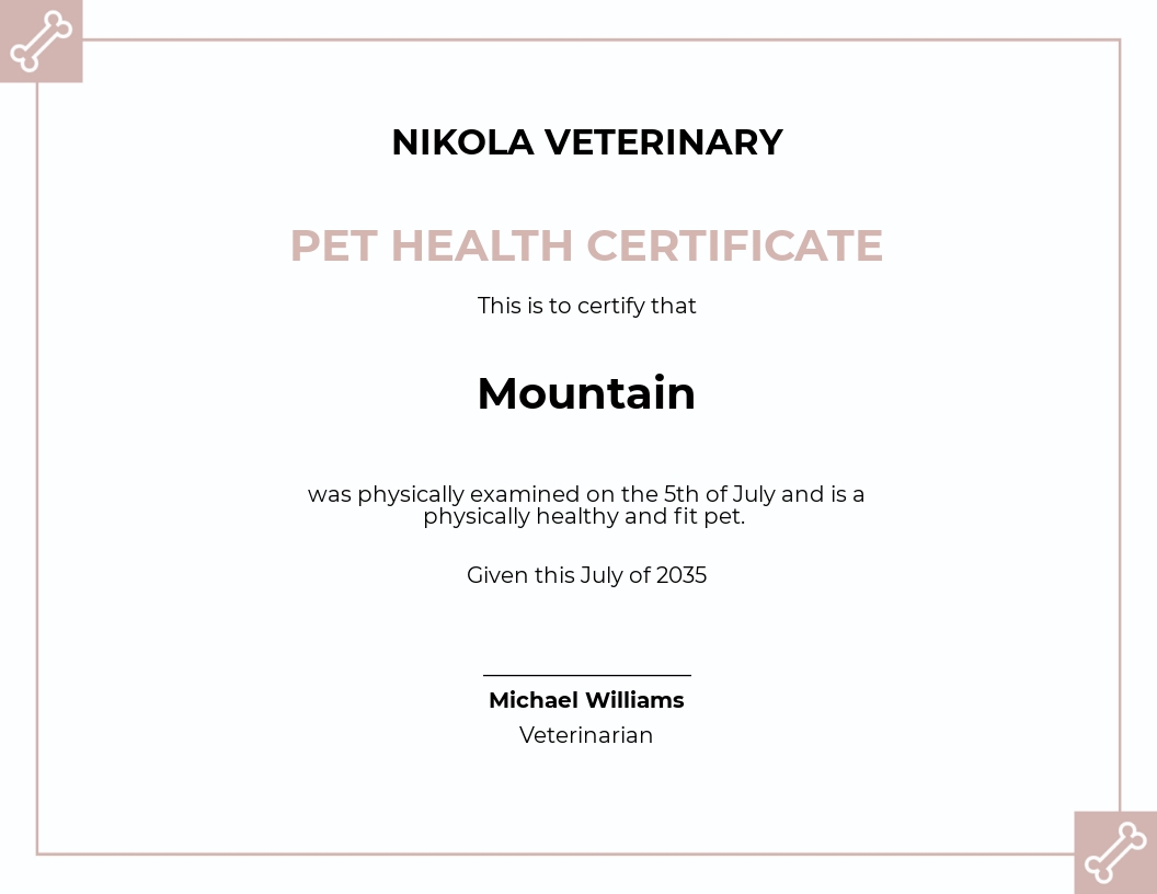 18-free-pet-certificate-templates-customize-download-template