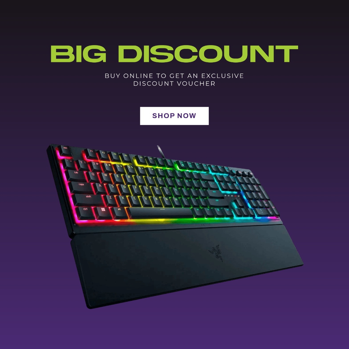 Free Computer Keyboard Alibaba Photo Template to Edit Online