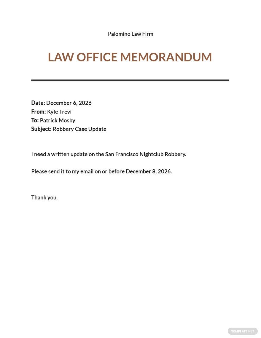 Office Memo Template Word, Google Docs, Apple Pages