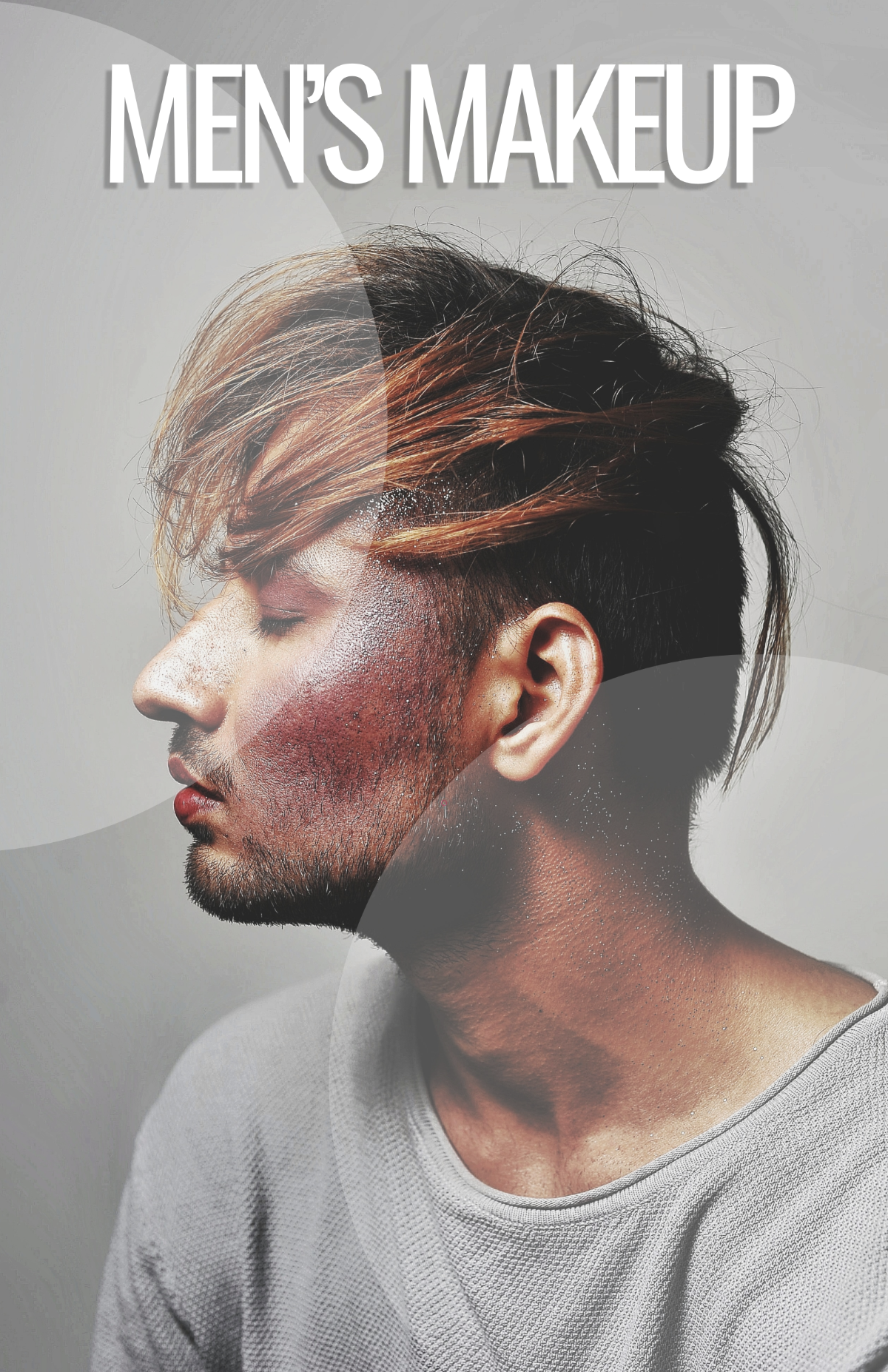 Free Blank Men’s Makeup Poster Template