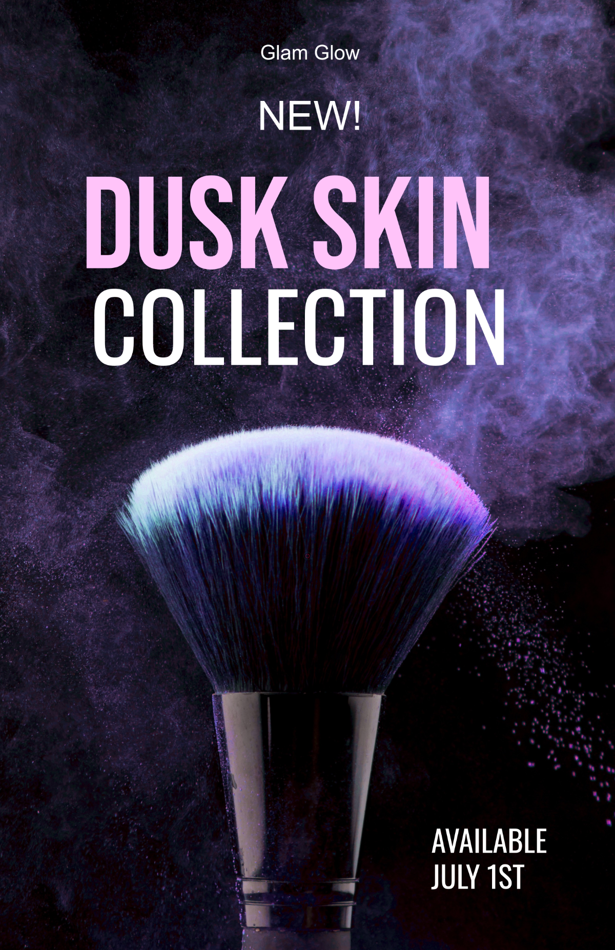 Free Makeup Launch Poster Template