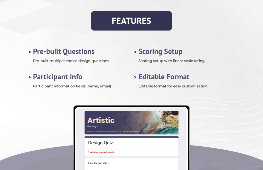 Design Quiz Template