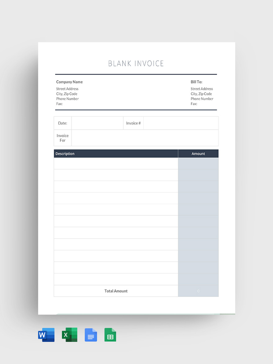 editable billing invoice template google docs google sheets excel word template net