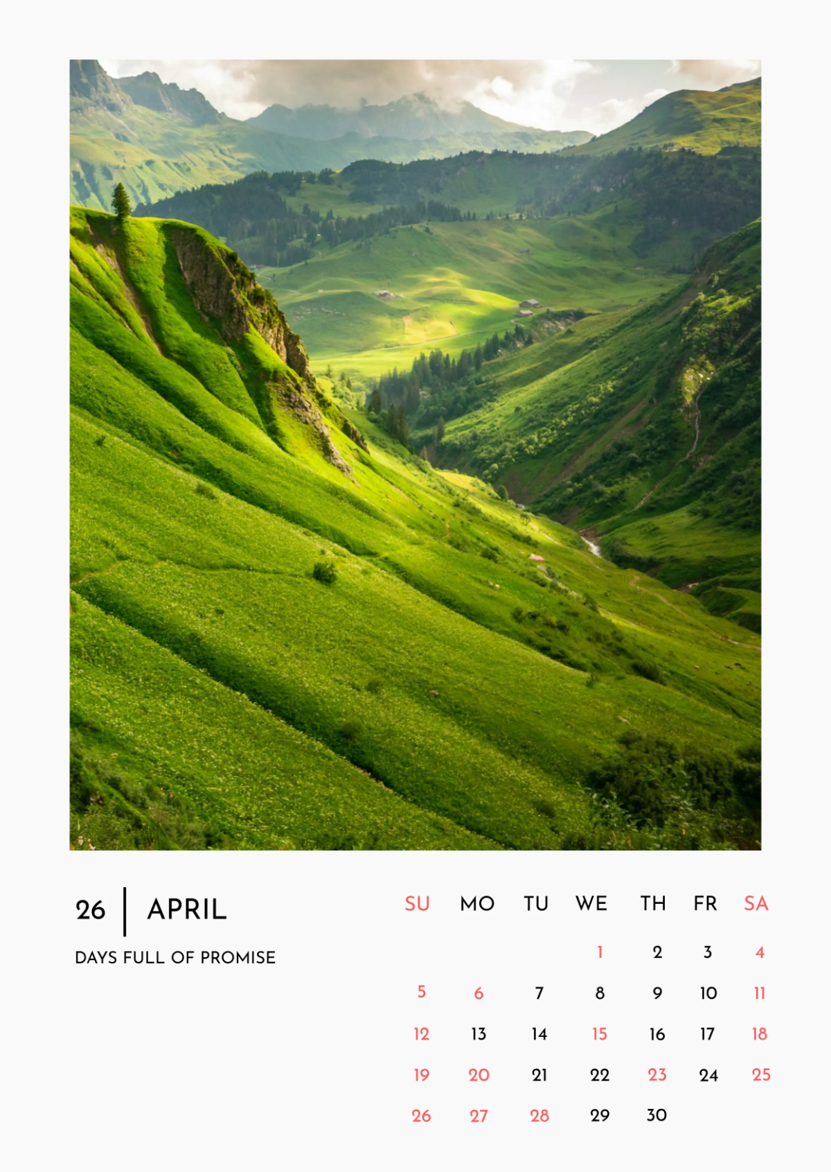 Free Office Summer Calendar Template to Edit Online