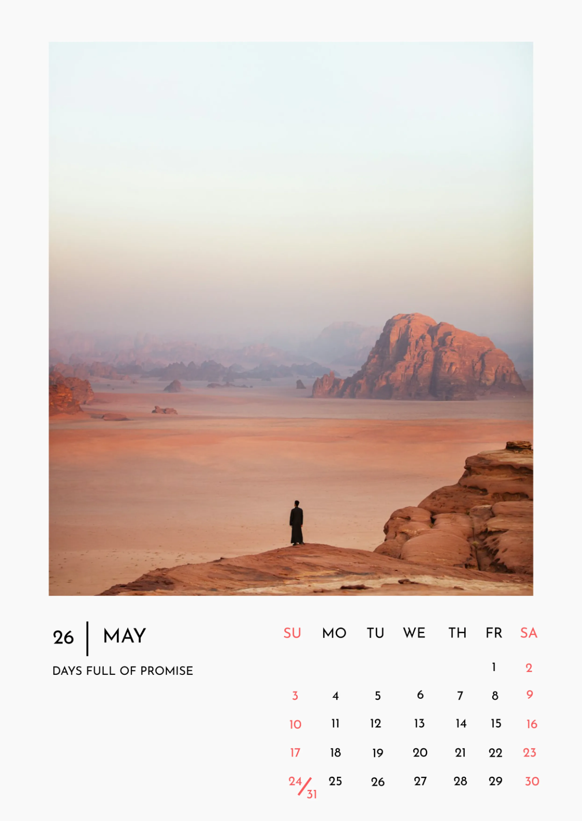 Free Office Summer Calendar Template to Edit Online