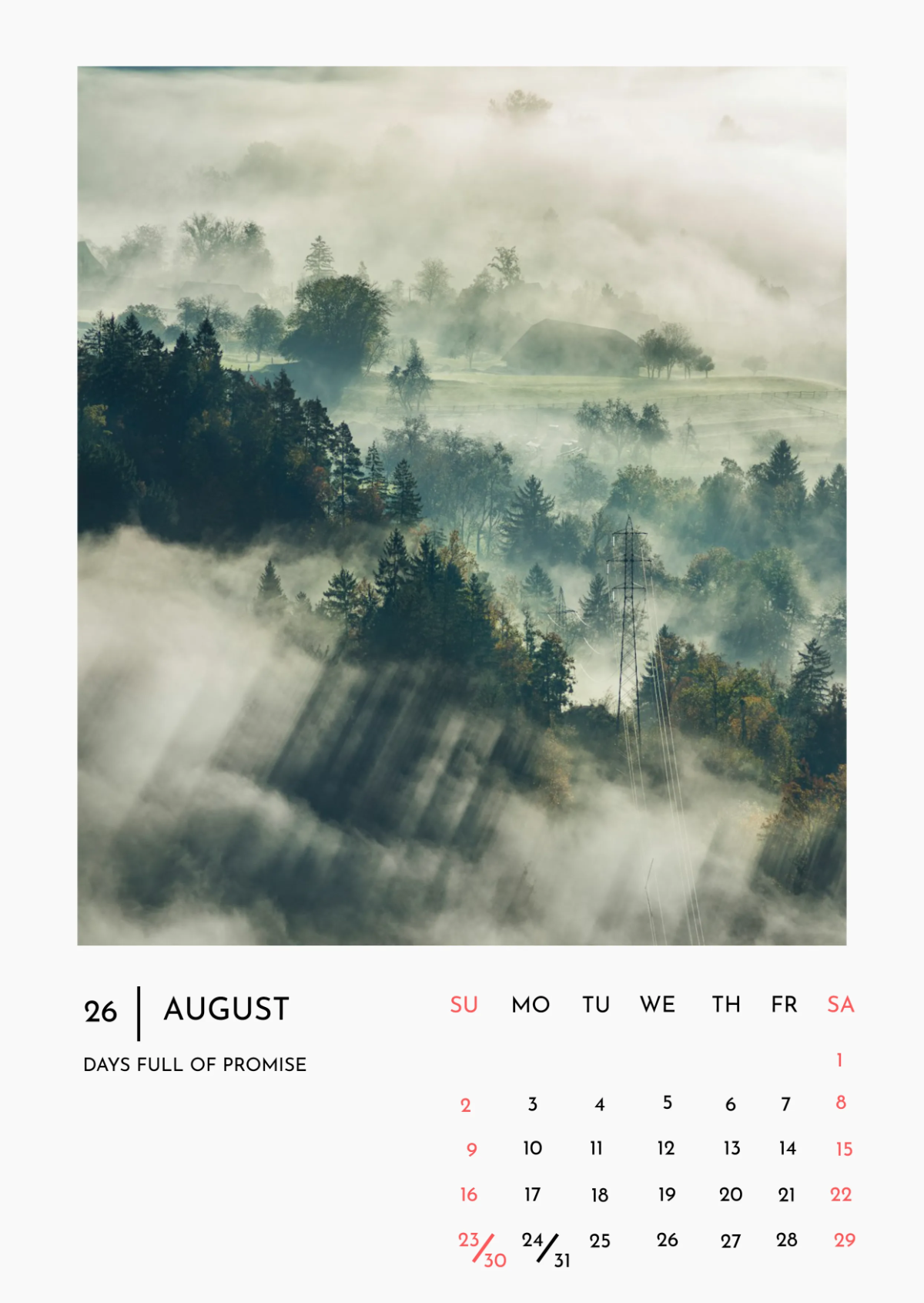Free Office Summer Calendar Template to Edit Online