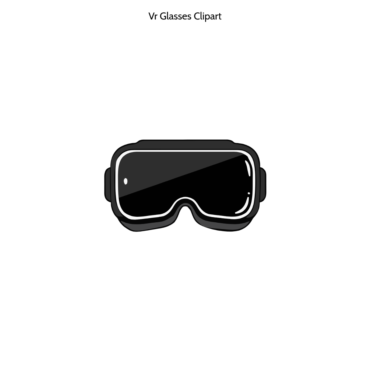 Free Vr Glasses Clipart Template