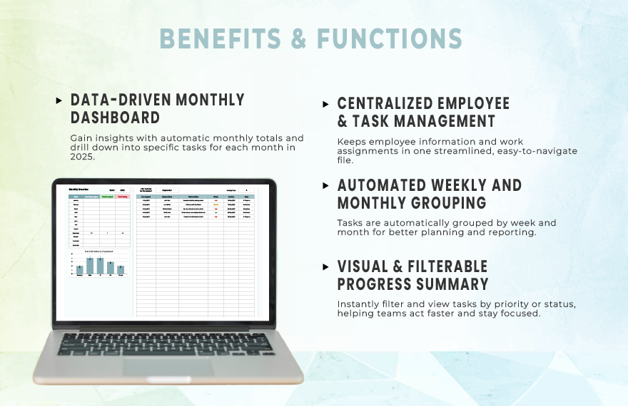 Employee Work Assignment Template