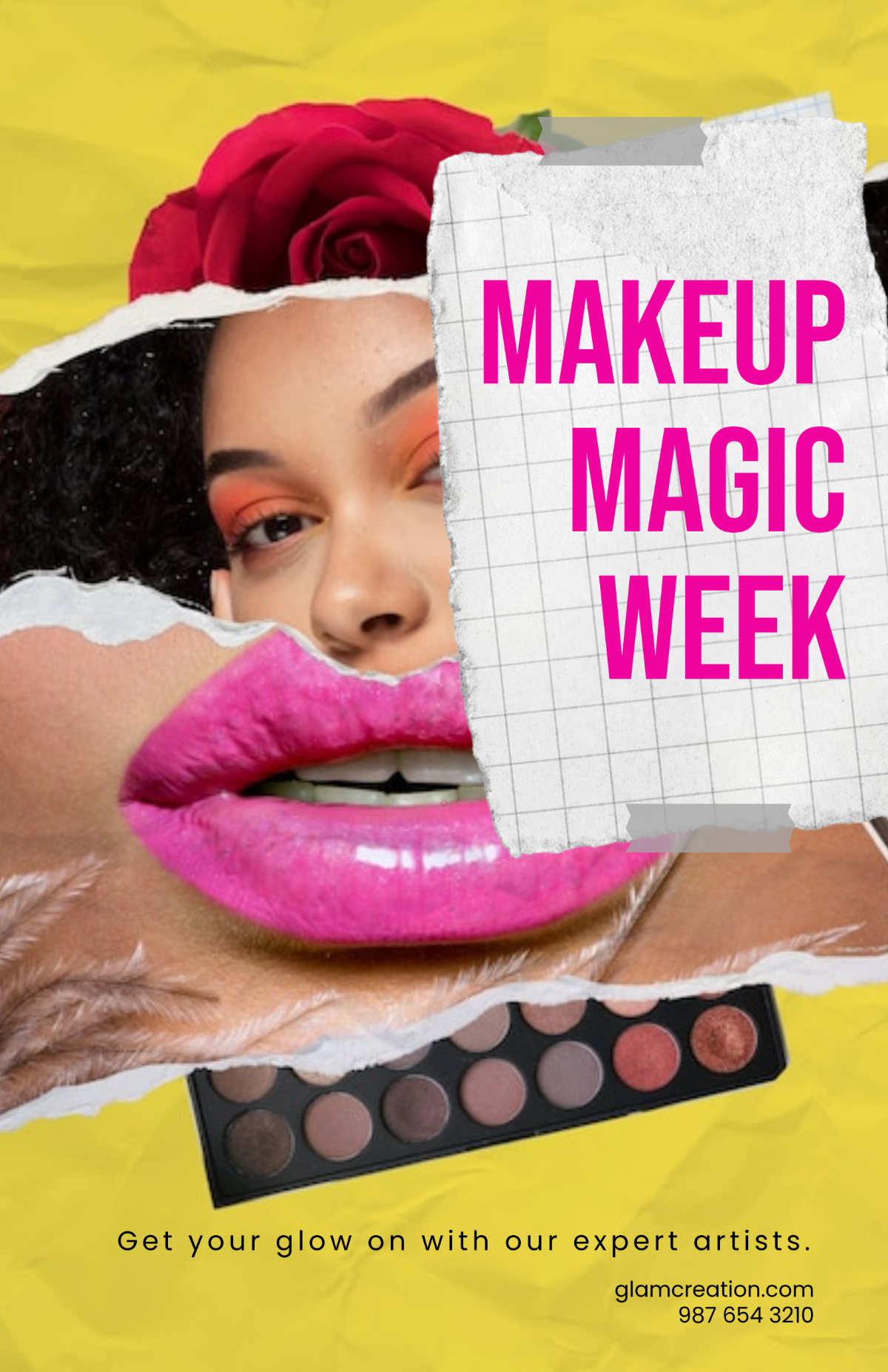 Free Makeup Poster Template