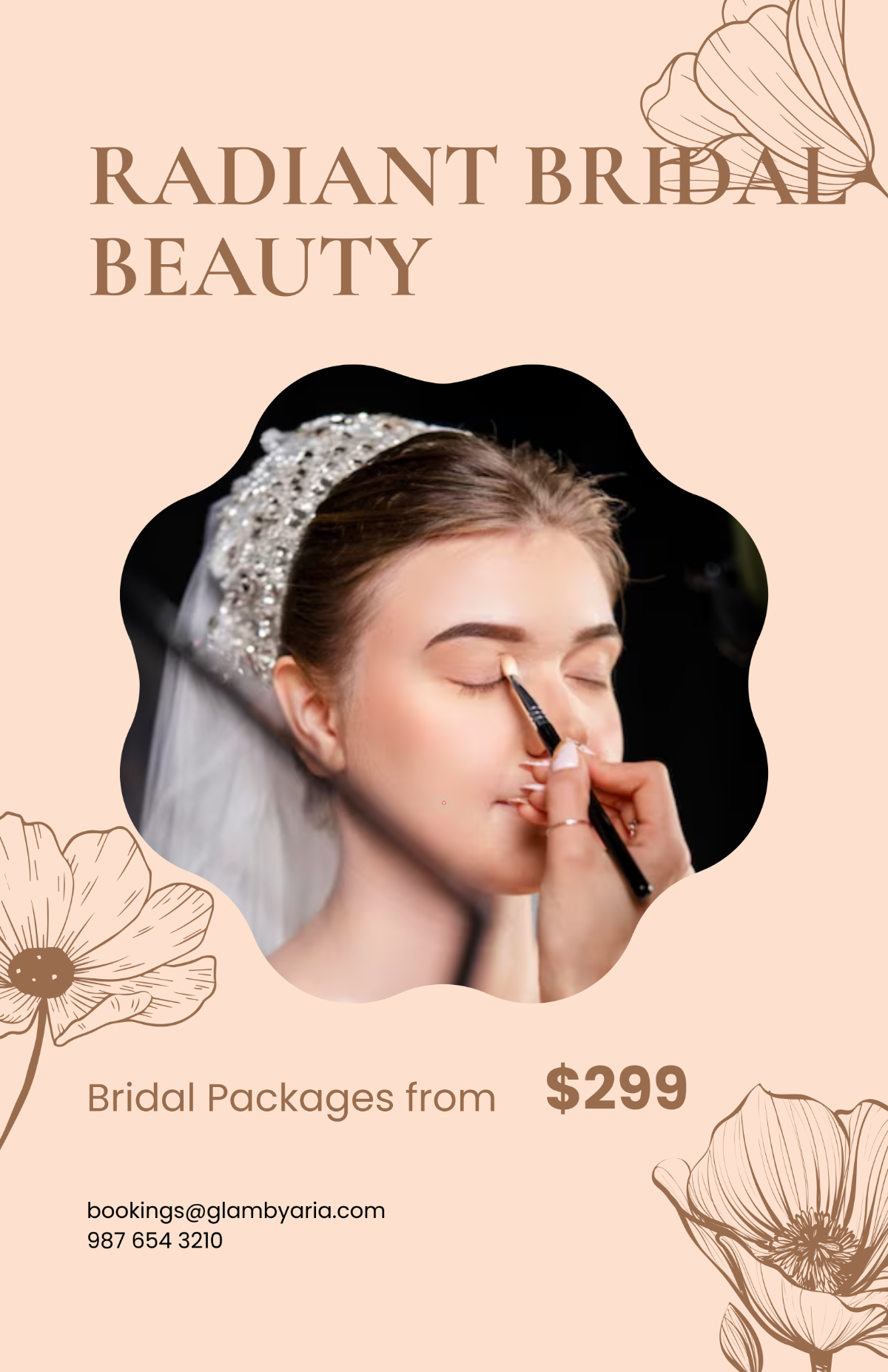 Free Bridal Makeup Poster Template