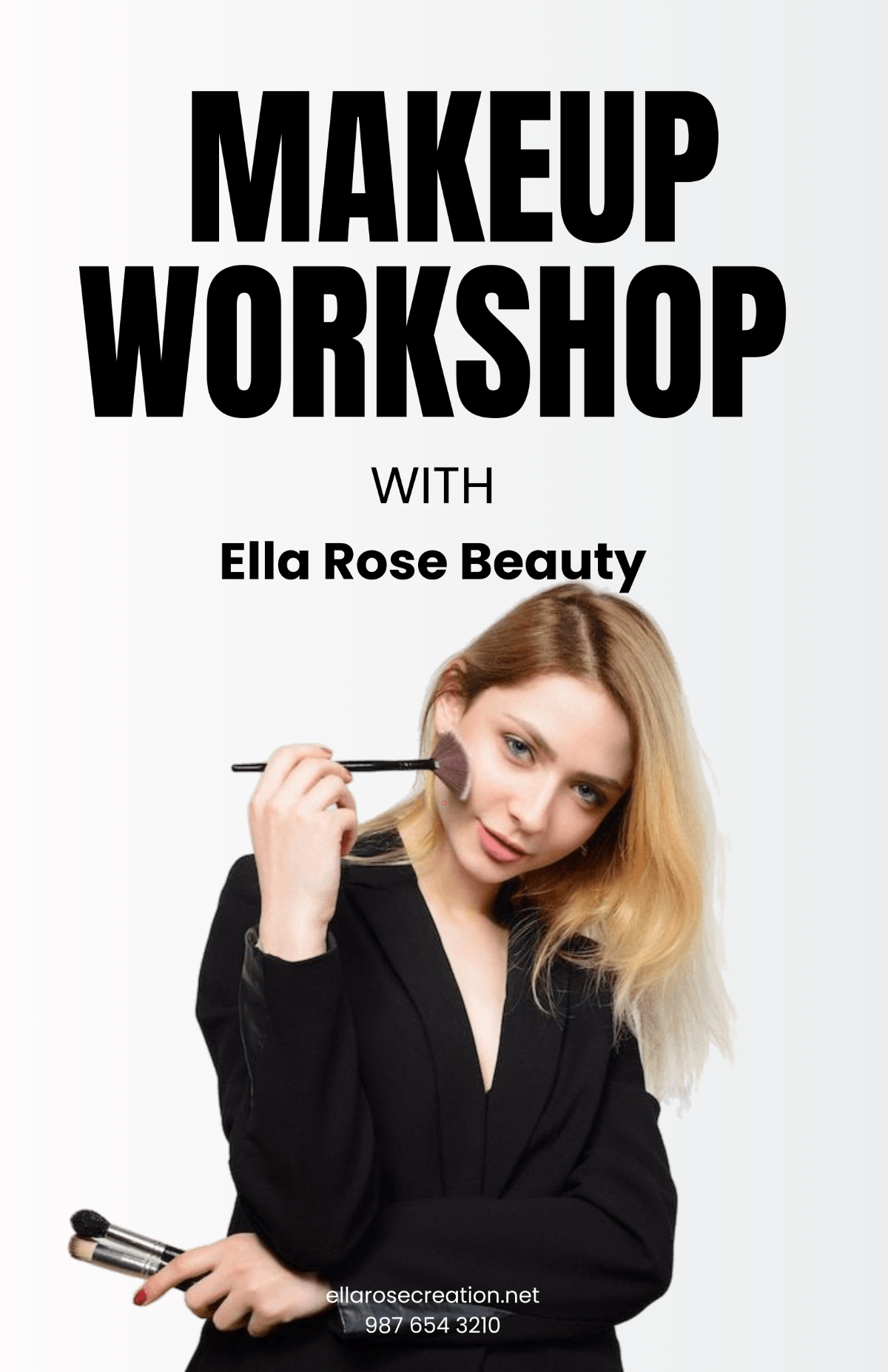 Free Makeup Workshop Poster Template