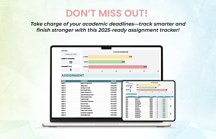 Assignment Template