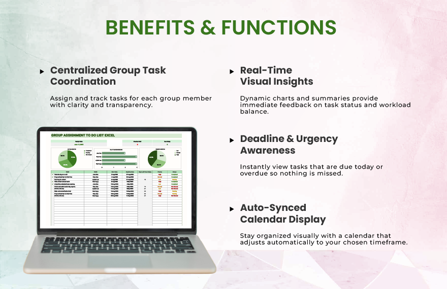Group Assignment To Do List Template
