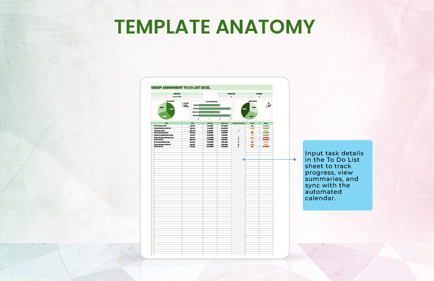 Group Assignment To Do List Template