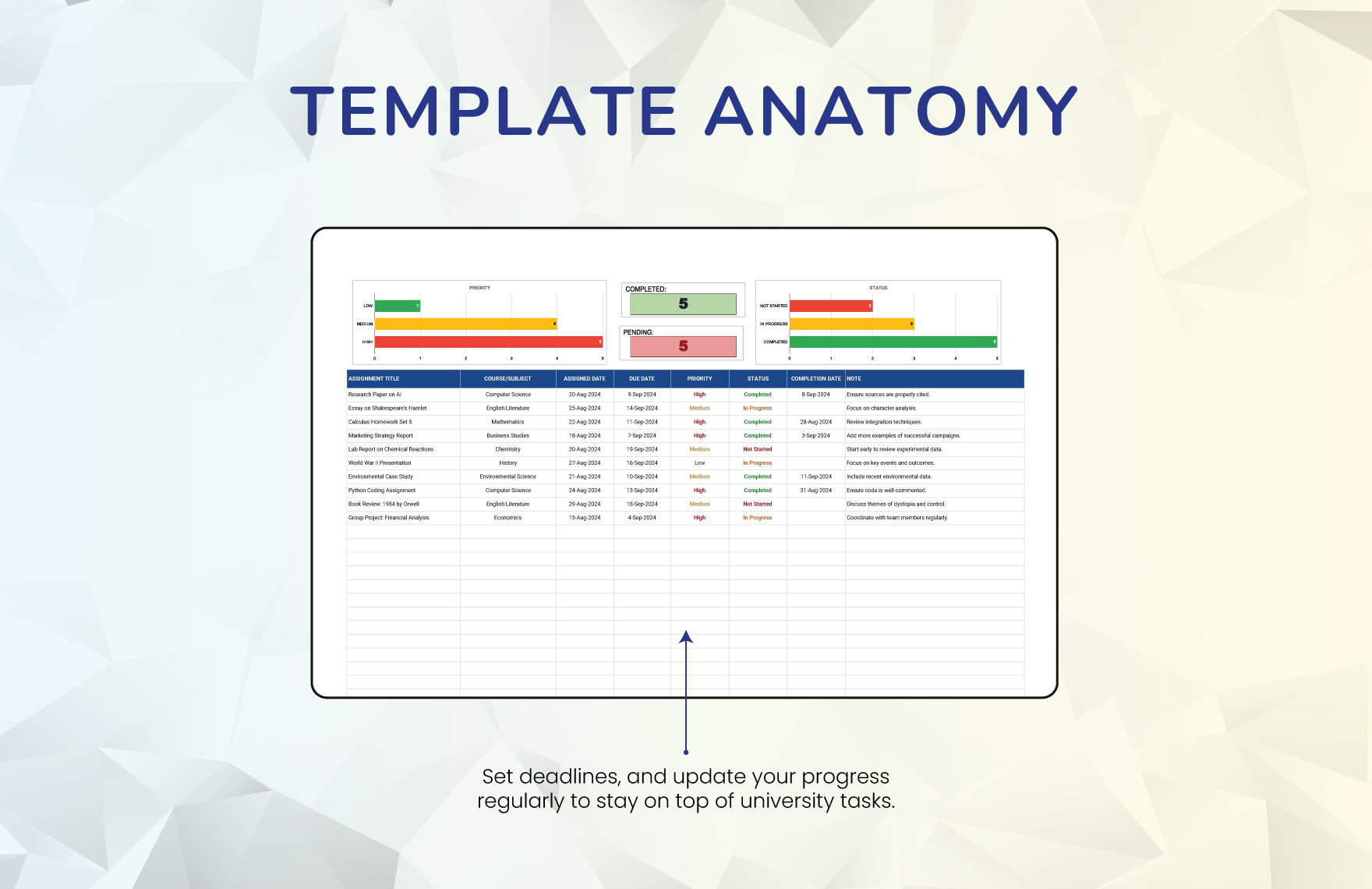 University Assignment Template