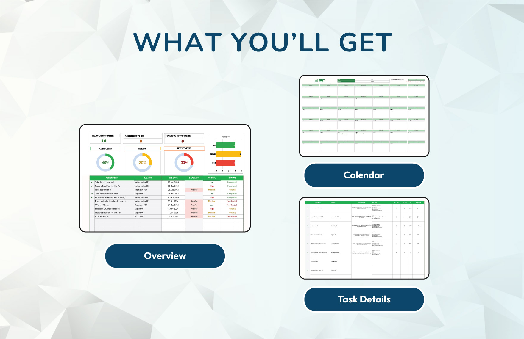 Assignment Workload Template