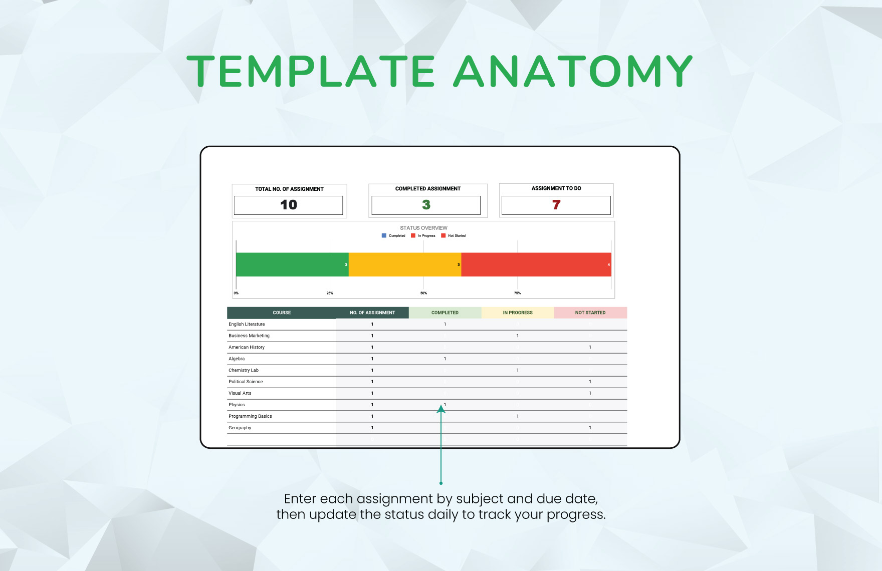 Homework Assignment Template