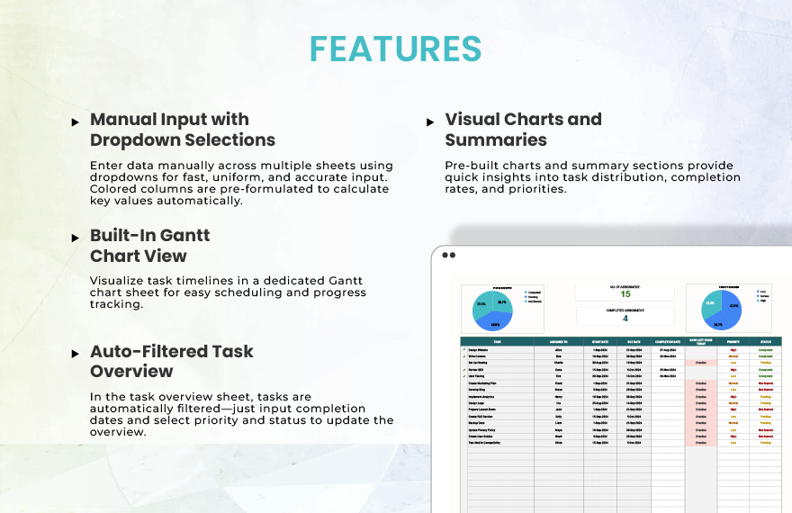 Task Assignment Tracker Template