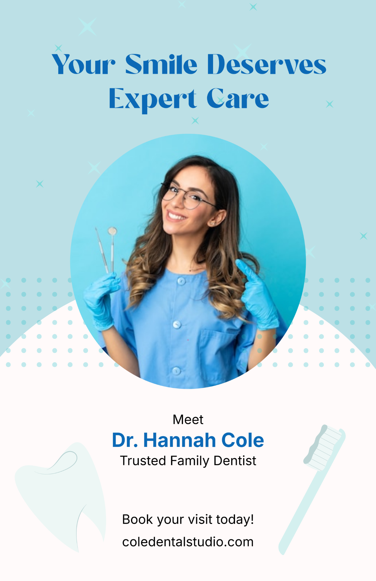 Free Dental Dentist Poster Template