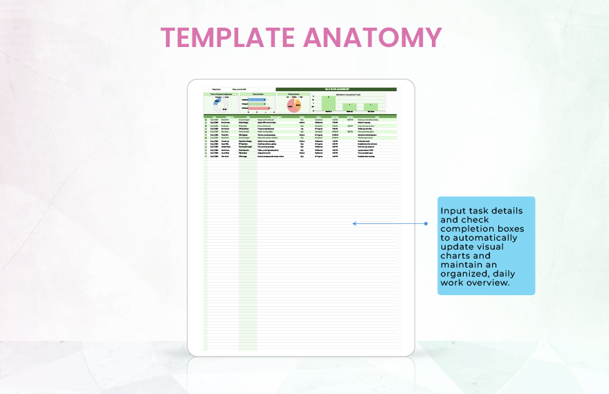 Daily Work Assignment Template