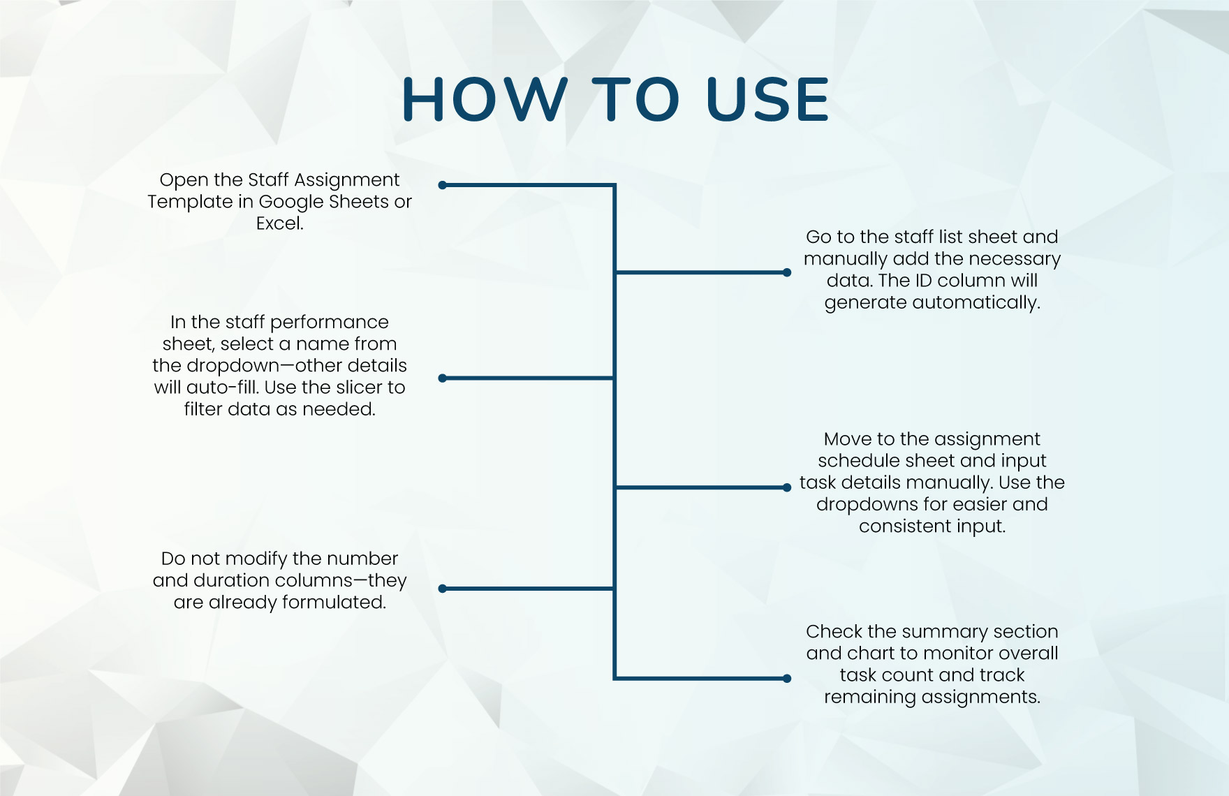 Staff Assignment Template