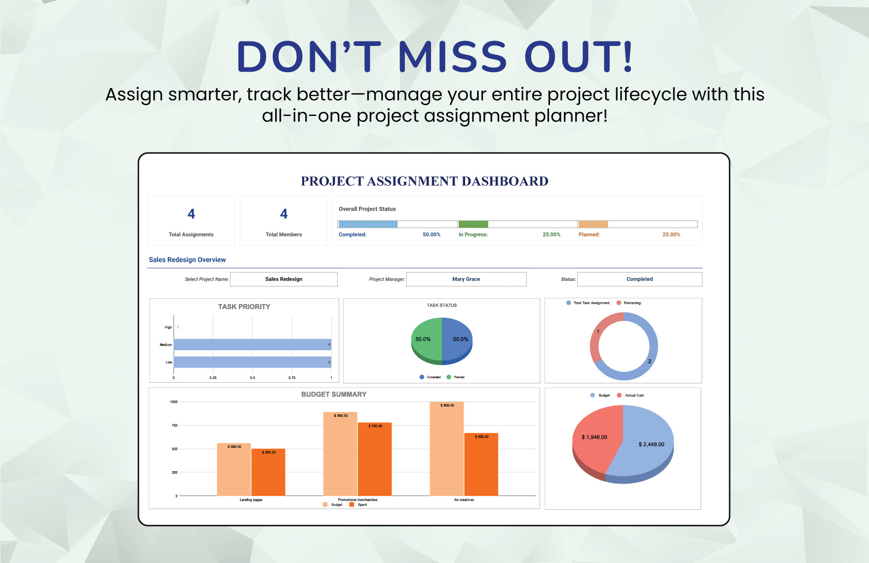 Project Assignment Template